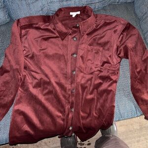 Brand new button up long sleeve shirt